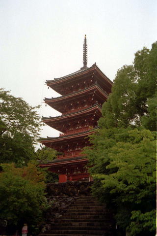 四国・高知県の塔 竹林寺五重塔